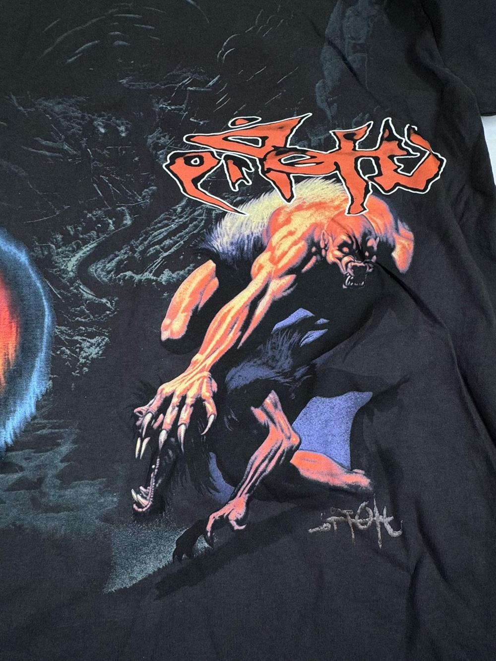 NWOT Travis Scott Tour Merch 2023 Shirt Men's Large Black Graphic Long Sleeve - Picture 6 of 11